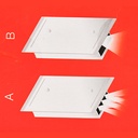 LUMINAIRE EXTÉRIEUR LED MÉTAL-PLASTIQUE / BLANC INCL. 2 X 3W 300LM 4.000K,  IP44240X120X55MM (LXLXH) 307706TF (IEI) FR TLS 4059709002187
