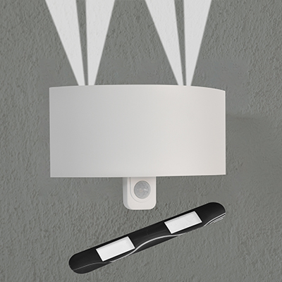 LUMINAIRE EXT LED MÉTAL 3,5W 400LM 4.000K DÉTECTEUR DE MVT, DURÉE D"ÉCLAIRAGE  10-300 SEC., PORTÉE 4-7M DÉTECTION 100°IP44245X307606TF (IEI) FR TLS 4059709002170