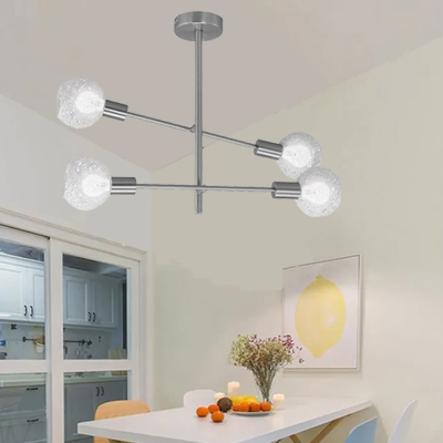 PLAFONNIER MÉTAL-PAPIER 4 X E14 MAX. 5,5W IP20 553X420MM (LXH) 2815-046 (IEI) FR TLS 4002707349266