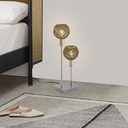 LAMPE À POSER MÉTAL-PAPIER 2 X E14 MAX. 5,5W IP20140X120X437MM (LXLXH) 7814-022 (IEI) FR TLS 4002707348559