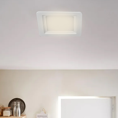 SPOT LED CARRE ENCASTRE  CE  6 W, 280 lm, 4500 K 1050203358