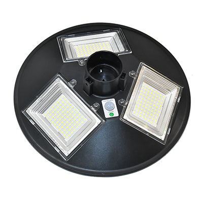 LAMPADAIRE SLR LED 120W  420mm AVEC PIED NOIR 3M
