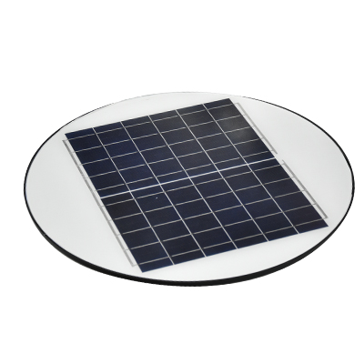 LAMPADAIRE SLR LED 120W  420mm AVEC PIED NOIR 3M