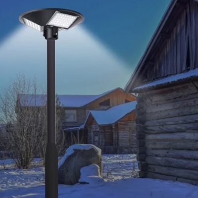 LAMPADAIRE SLR LED 120W  420mm AVEC PIED NOIR 3M