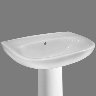 LAVABO AVEC  COLONNE 60CM ALPHA-N ROCA G9025001 & G9026201 (GMRC)