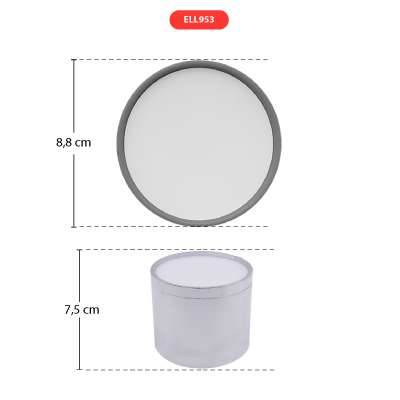 SPOT LED ROND APPARENT  9W 6000K  110-260  68*75  RT0050 CR