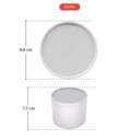 SPOT LED ROND APPARENT  9W 6000K  110-260  68*75 RT0050 WT