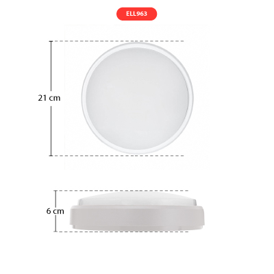  HUBLOT LED ROND 18 W AC 100-265 V/50 Hz, 1440 lm, 6500 K IP65 1050205105