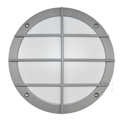 HUBLOT ROND GRIS E27X1 IP66 ∅220xH80mm XH1072M