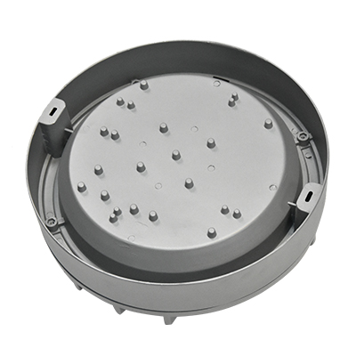 HUBOLT ROND GRIS E27X2 ,∅360xH178mm XH1072XL
