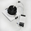 SPOT PLAFONNIER ORIENTABLE 4W 3000K 93x93x54mm KZC0050380