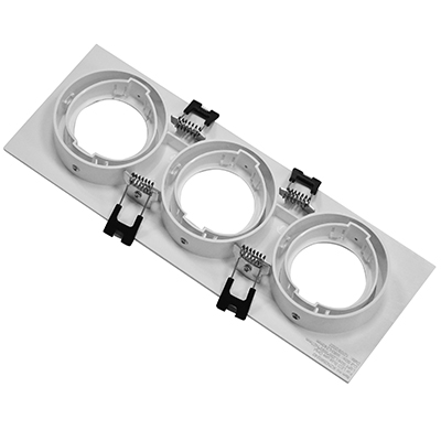 SPOT ENCASTRE RECTANGLE ENCAST + DOUILLE GU10 X3 L255xW93xH27mm KZN508240 (KZN0580240)