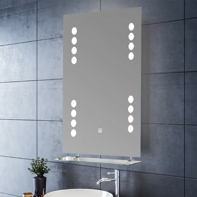 MIROIR AVEC LAMPE 80*60cm JH-0111 AS PICTURE