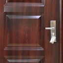 PORTE METALLIQUE Model No. 8863  2050x960 mmDark wallnut, L, EXT GAUCHE can open 120 degrees,  U986282