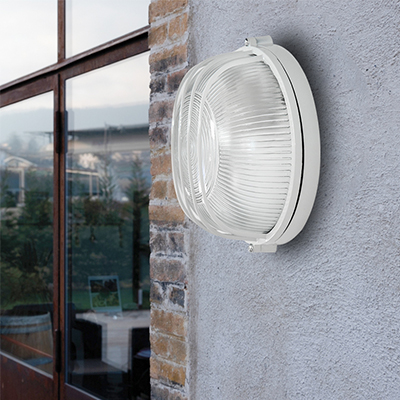 HUBOLT ROND WHITE E27 ETANCHE  Φ240mm XH1002L
