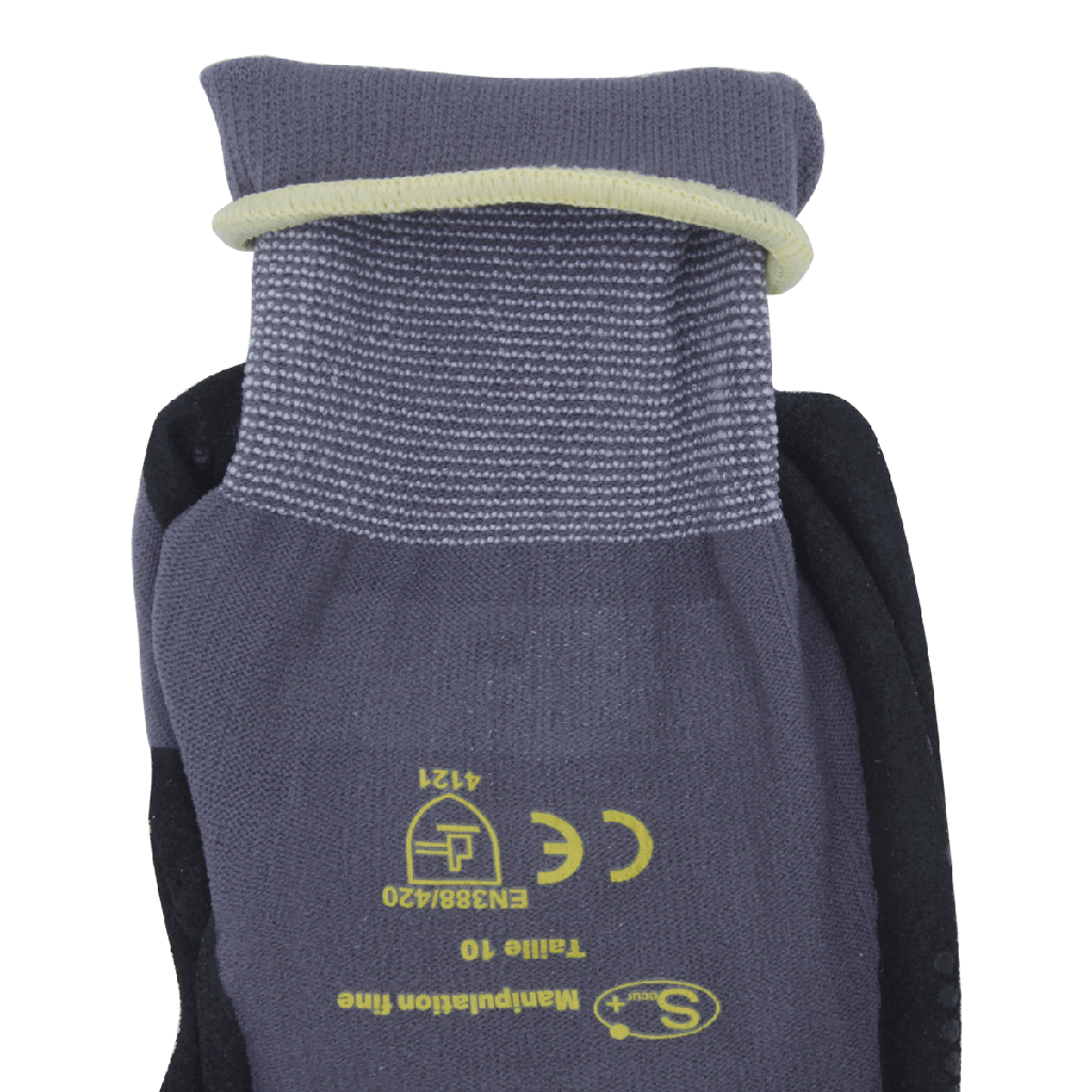 GANTS DE CHANTIER ANTI DERAPANT EN 388 4121 CE 2011206131 PAIR