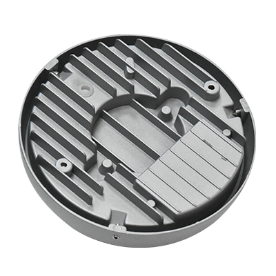 APPLIQUE ROND GRIS LED ETANCHE  L166xW166xH78mm XH1022S