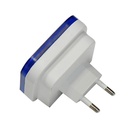 LAMPE DE CHEVET BLEU  1W BAT20220227-3