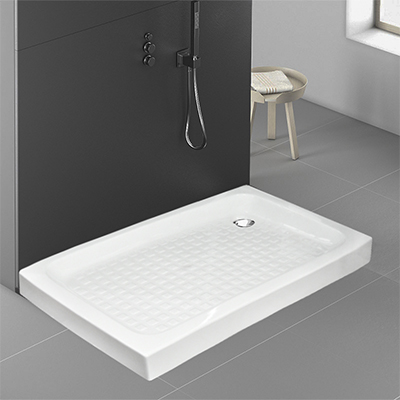 RECEVEUR DE DOUCHE RECT PORCELAINE L800X1200X110MM