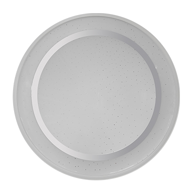 PLAFONNIER ROND LED White+chrome  54 W, 6000 K. AC 110-265 V/50 Hz, 4050 lm, Ø400xH.80mm.  Ref. H1 IP 20 1050203696