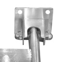 TABOURET PLIABLE INOX AISI 304 L.513 x W.430 x H.446 mmSS201 Capacity: 150 kg 1011010202
