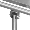 TABOURET PLIABLE INOX AISI 304 L.513 x W.430 x H.446 mmSS201 Capacity: 150 kg 1011010202