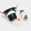 SPOT LED ,7W RT201A BK+WT