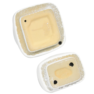 PORTE SAVON +PORTE PAPIER HYGIENIQUE 155x110x85mm K04