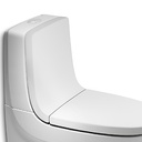ABATTANT AVEC DOSSIER  KHROMA  ORGANIC WHITE  A80165AF6T ORIGINE: ES  ( TL FR IEI)
