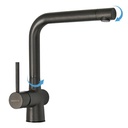 ROBINET EVIER  LAIOS FA CARBONIUM  517000CAR  (IEI)