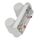 APPLIQUE MURAL D'INTERIEUR CE IP20 LED AC 85-265 V/50 Hz, 17 W, 1350 lm, 3000 K. L. 265 x W. 125 mm. White  1050203769