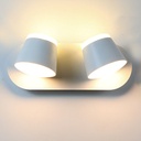 APPLIQUE MURAL D'INTERIEUR CE IP20 LED AC 85-265 V/50 Hz, 17 W, 1350 lm, 3000 K. L. 265 x W. 125 mm. White  1050203769