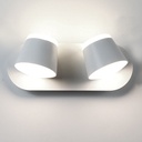 APPLIQUE MURAL INTÉRIEUR AC 85-265 V/50 Hz, 17 W, 1350 lm, 4000 K. L. 265 x W. 125 mm. White IP20 1050203770