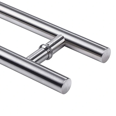 POIGNEE DE PORTE  BATTANTE INOX 304 Ø32 x H.600 X ENTRAXE 400MM 1031003004