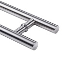 POIGNEE DE PORTE  BATTANTE INOX 304 Ø32 x H.600 X ENTRAXE 400MM 1031003004