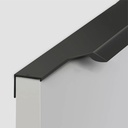 POIGNEE MEUBLE ALU  (6838) L.600XENTRAXE 480MM ANODISE NOIR   1030906342