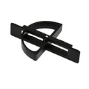 POIGNEE MEUBLE ZAMAK(6187) L.99XENTRAXE 85MM EPOXY NOIR    1030906368