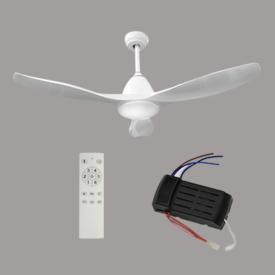 VENTILATEUR AVEC LUMIÈRE LED 15 W + COMMANDE  46" 46012