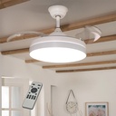 PLAFONNIER AVEC VENTILATEUR LED 40 W + COMMANDE 42" 22802