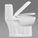 WC INDE COMPLET POUSSOIR HORIZ MONOBLOC REF 1205P (P1207) (ORC)