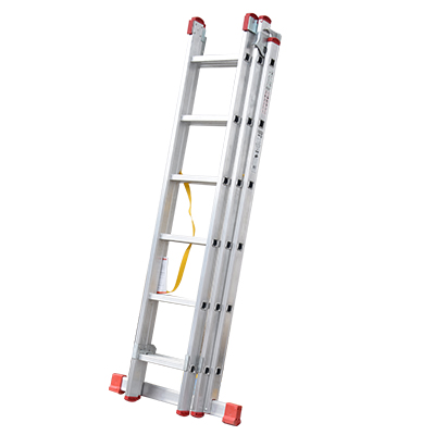 ECHELLE TRANSFORMABLE EN TROIS PARTIES  6MARCHE H ECH 3,48M ESC 2,52M P 12KG 10187  (MXLD JRMX)