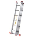 ECHELLE TRANSFORMABLE EN TROIS PARTIES  6MARCHE H ECH 3,48M ESC 2,52M P 12KG 10187  (MXLD JRMX)
