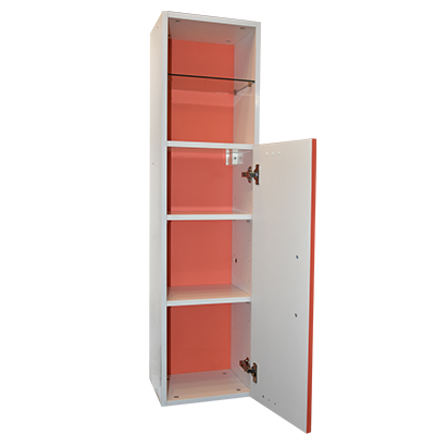 LAVABO MEUBLE+MIR+ COL 80CM ROUGE CORAIL 3022/2939/3000/3028/1320 ESP