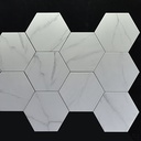 CARREAUX SOLS  20X24Hex EC CALACATTA WHITE (ECRM)