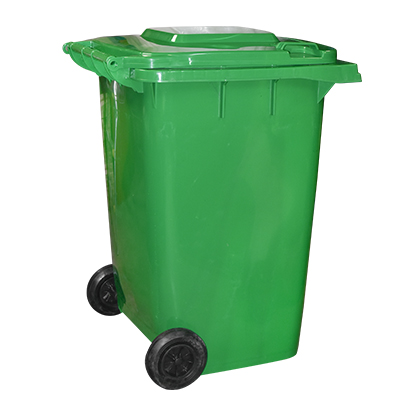 POUBELLE PLASTIQUE VERT  360L