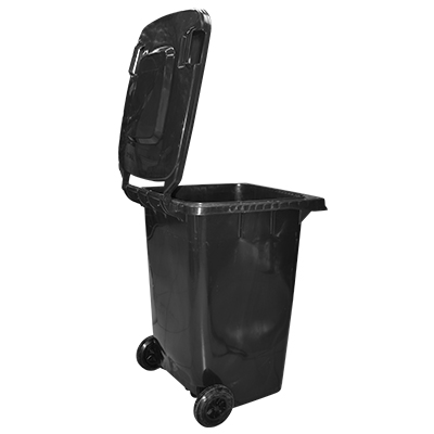 POUBELLE PLASTIQUE GRIS  360L
