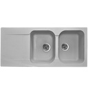 EVIER RESINE STKN 2C1E GRIS PLATINIUM 11102005