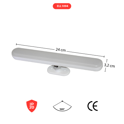 LAMPE  RECHARGEABLE MULTI-FUNCTION LED 1.5 4000 K, L. 240 X W. 32 X D. 53 MM, DC 5 V 800 mAh IP20 1050203889