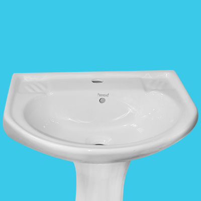 LAVABO AVEC COLONEE 20 x 16  (DNV)