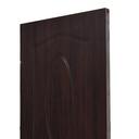 PORTE 2010x838mm RPD 40MM 3 PANEL OVAL TEXTURE WITH EDGE BAND DCF-RED WALNUT